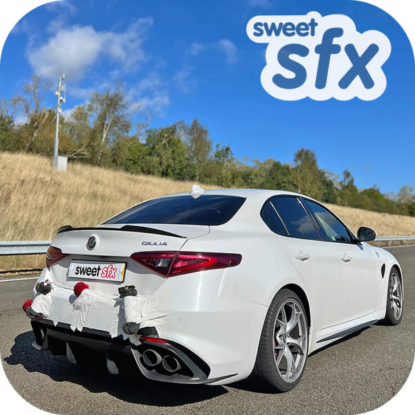 Alfa Romeo Giulia Quadrifoglio sound effects library cover