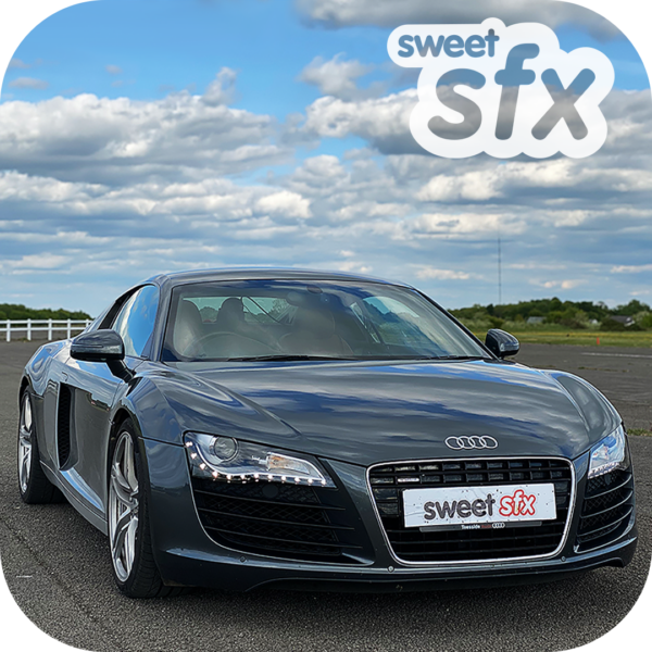 Audi R8 V8 sound effects library cover