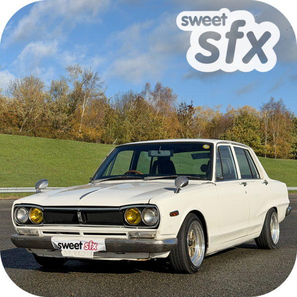 Nissan Skyline 1971 Hakosuka sound effects library cover